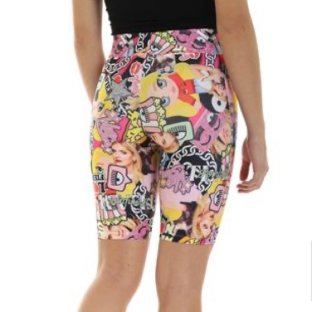 Chiara ferragni logo sticker bike shorts. NWOT